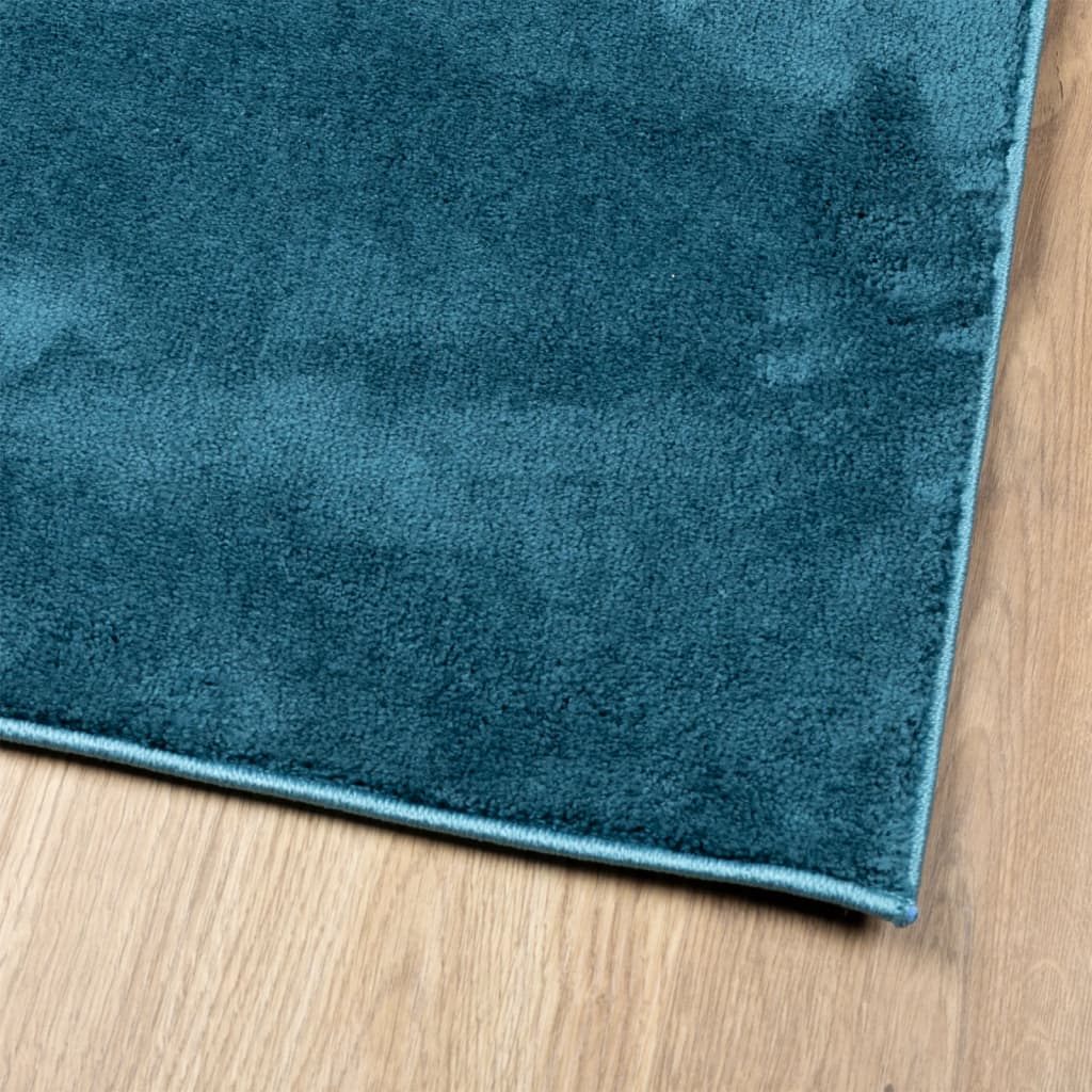 vidaXL Rug OVIEDO Short Pile Turquoise 60x110 cm