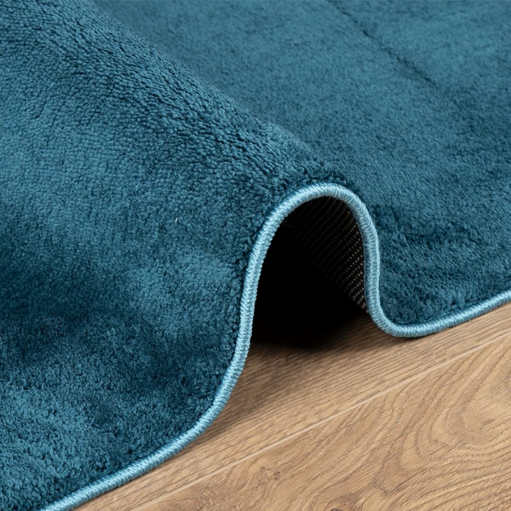 vidaXL Rug OVIEDO Short Pile Turquoise 60x110 cm