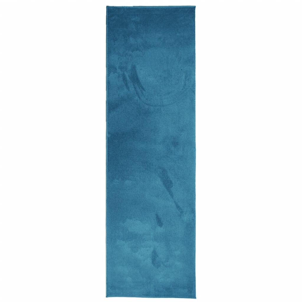 vidaXL Rug OVIEDO Short Pile Turquoise 80x250 cm