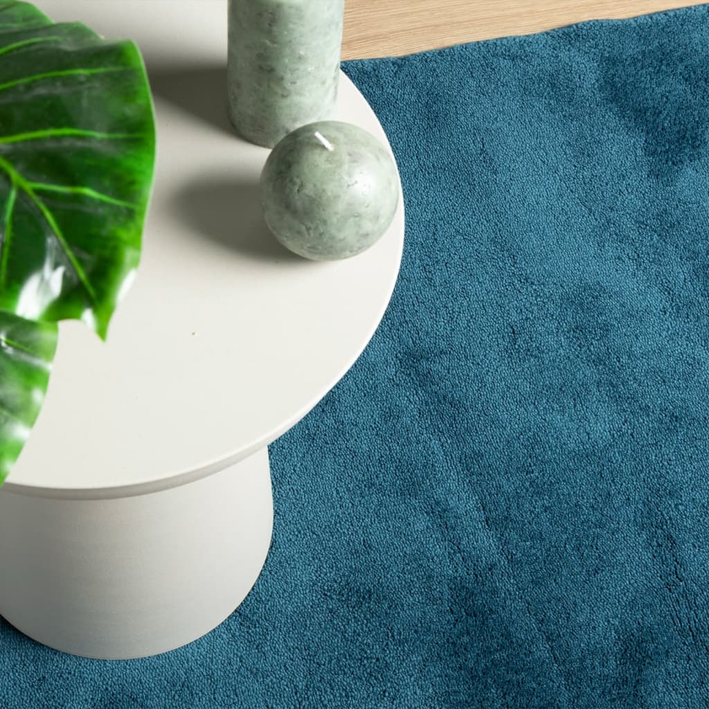 vidaXL Rug OVIEDO Short Pile Turquoise 80x250 cm