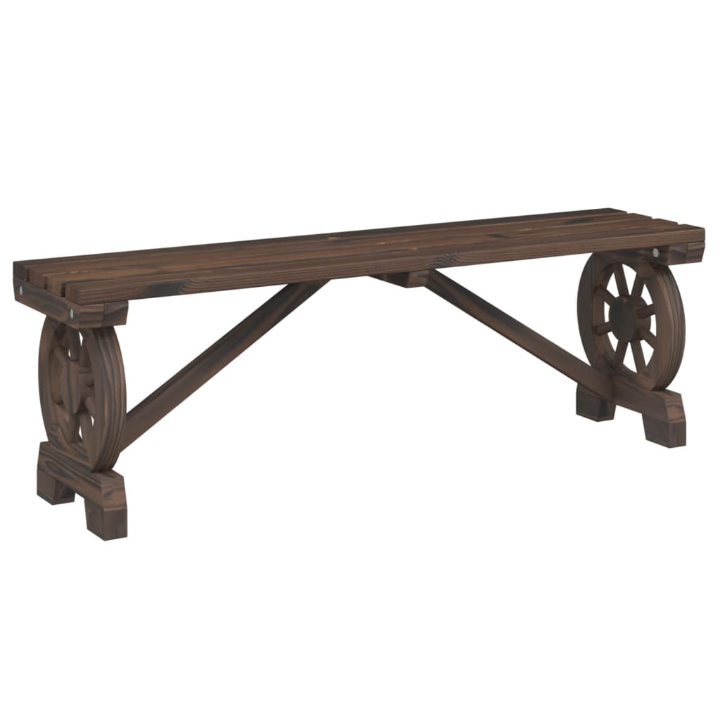 Garden Dining Set | Burnt Wood | Solid Fir Wood | Medium | Durable