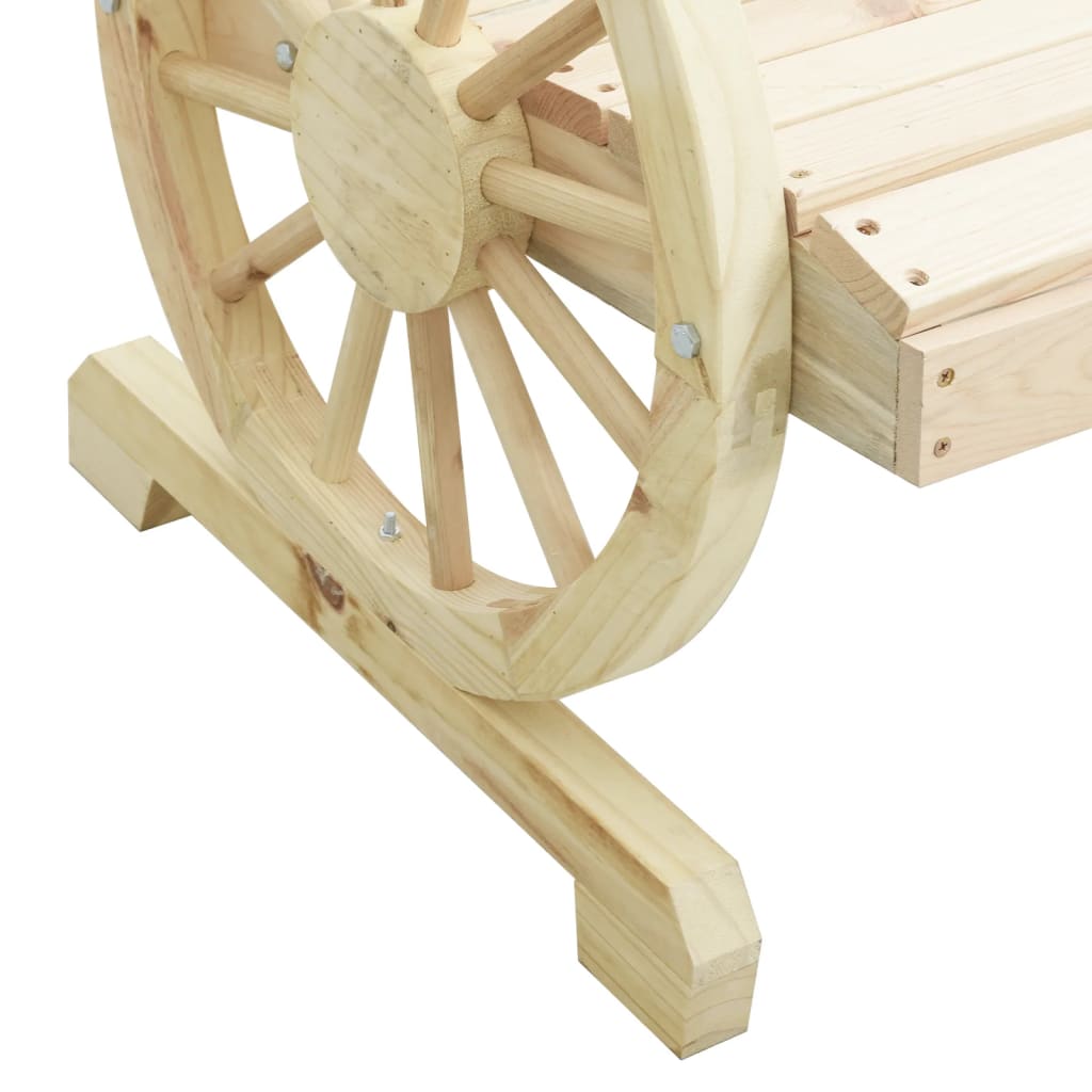 Garden Adirondack Chair | Natural Wood | Solid Fir Wood | Standard