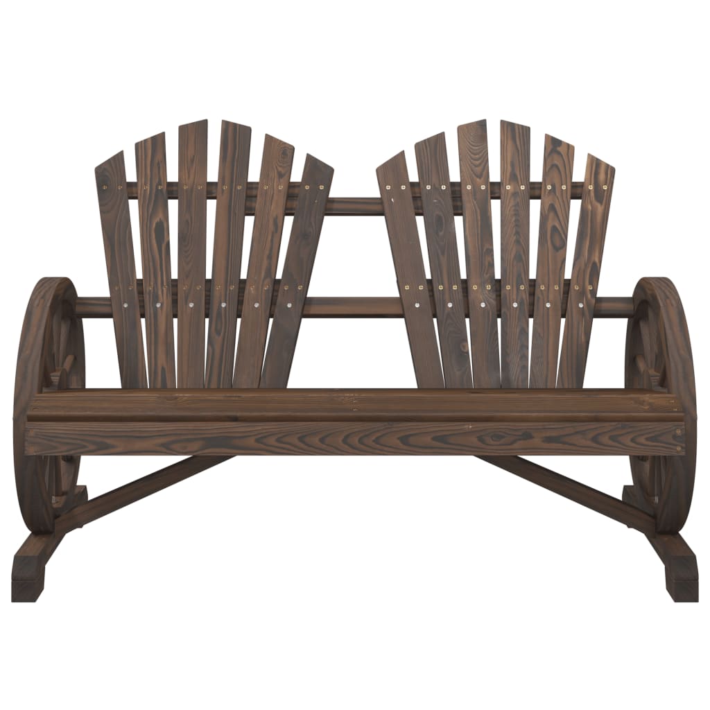 Garden Adirondack Chair | Burnt look | Solid Fir Wood