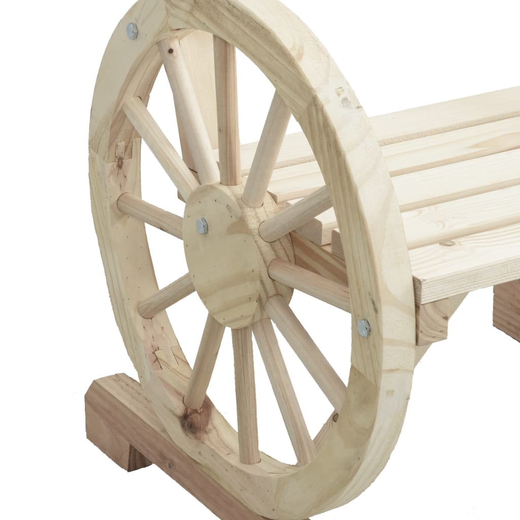 Garden Chair | Natural wood | Solid Fir Wood | 58x58x78.5 cm | Durable