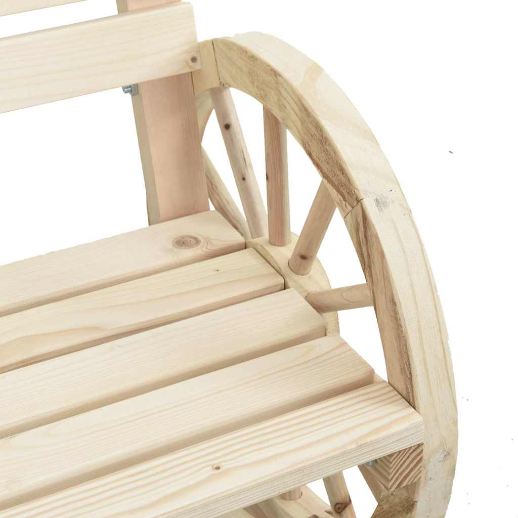 Garden Chair | Set of 2 | Natural wood finish | Solid fir wood | Standard