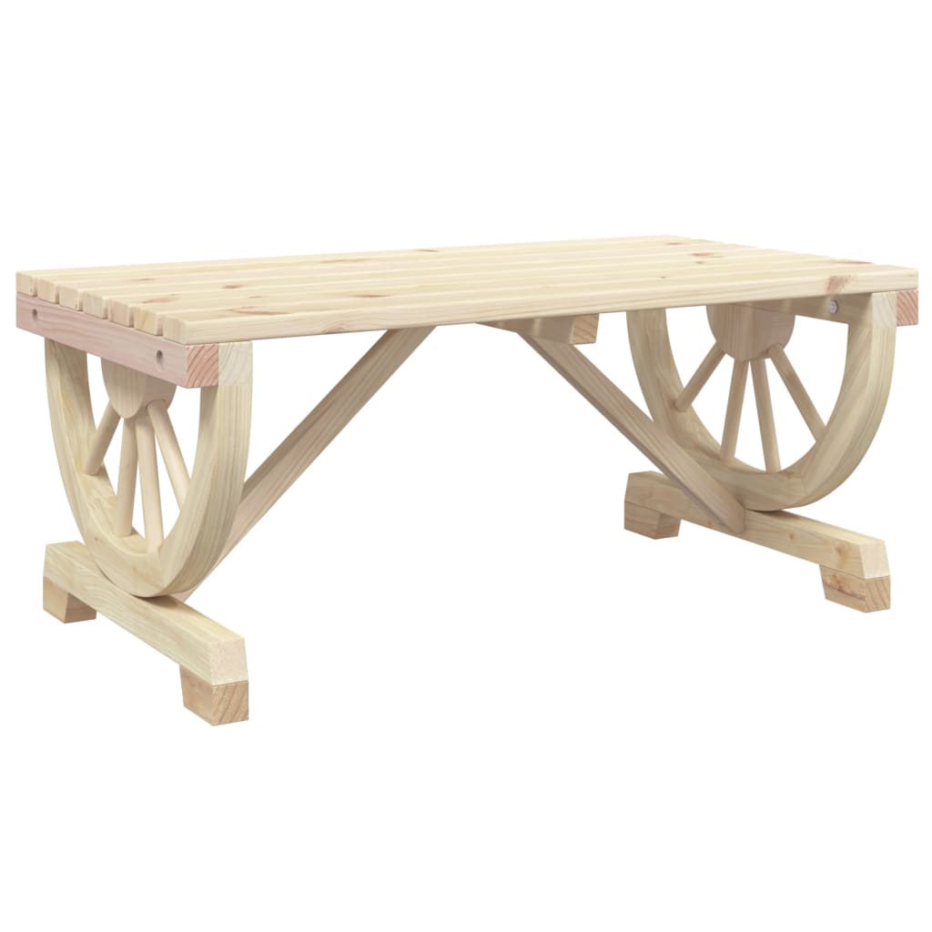 vidaXL Garden Coffee Table 90x50x40 cm Solid Wood Fir