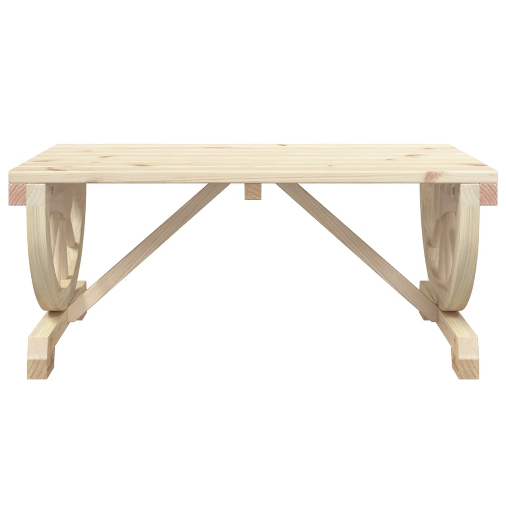 vidaXL Garden Coffee Table 90x50x40 cm Solid Wood Fir