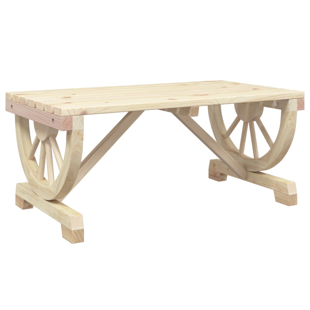 vidaXL Garden Coffee Table 90x50x40 cm Solid Wood Fir