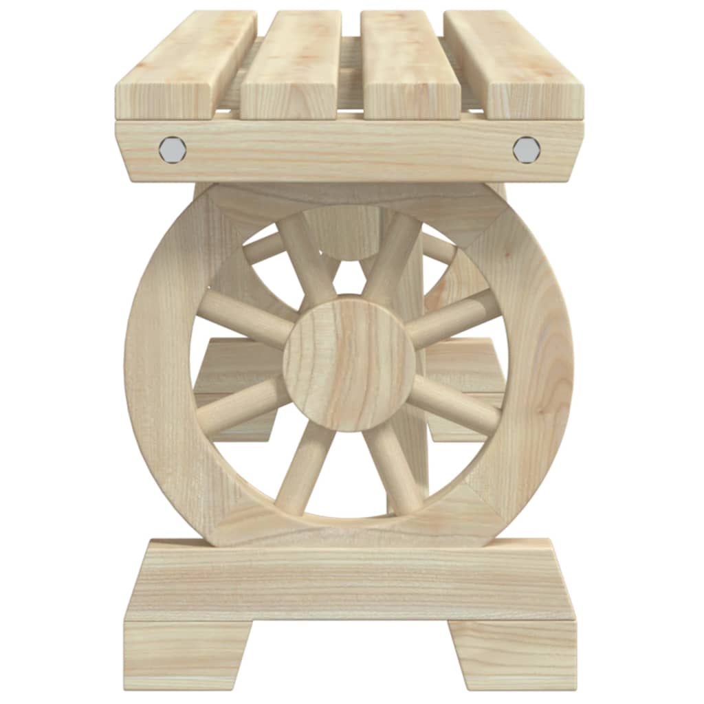 Garden Bench | Natural wood | Solid fir wood | 115 cm |  Durable
