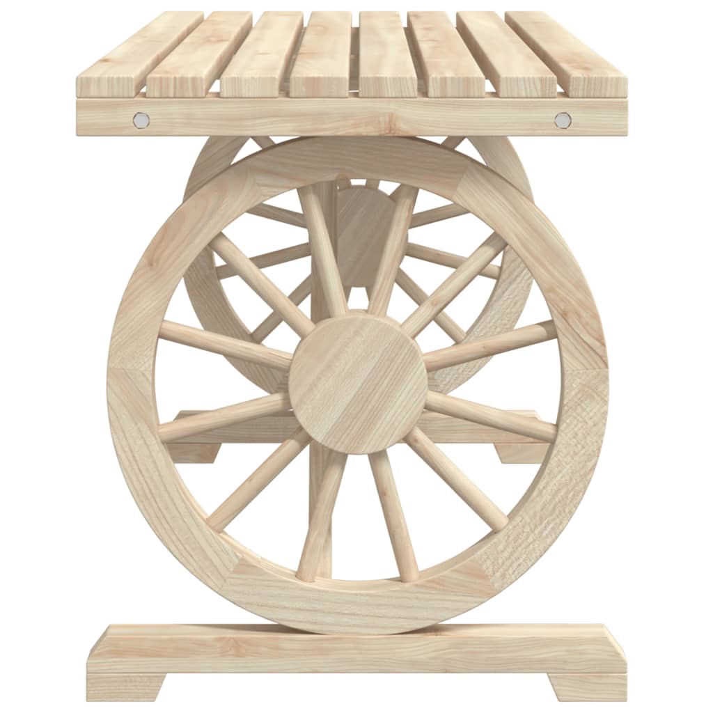 Garden Table 115x55x65 cm Solid Wood Fir
