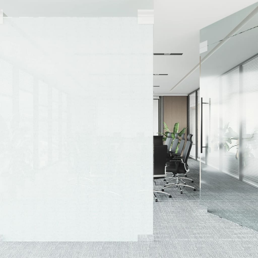 vidaXL Window Film Frosted Transparent 45x2000 cm PVC