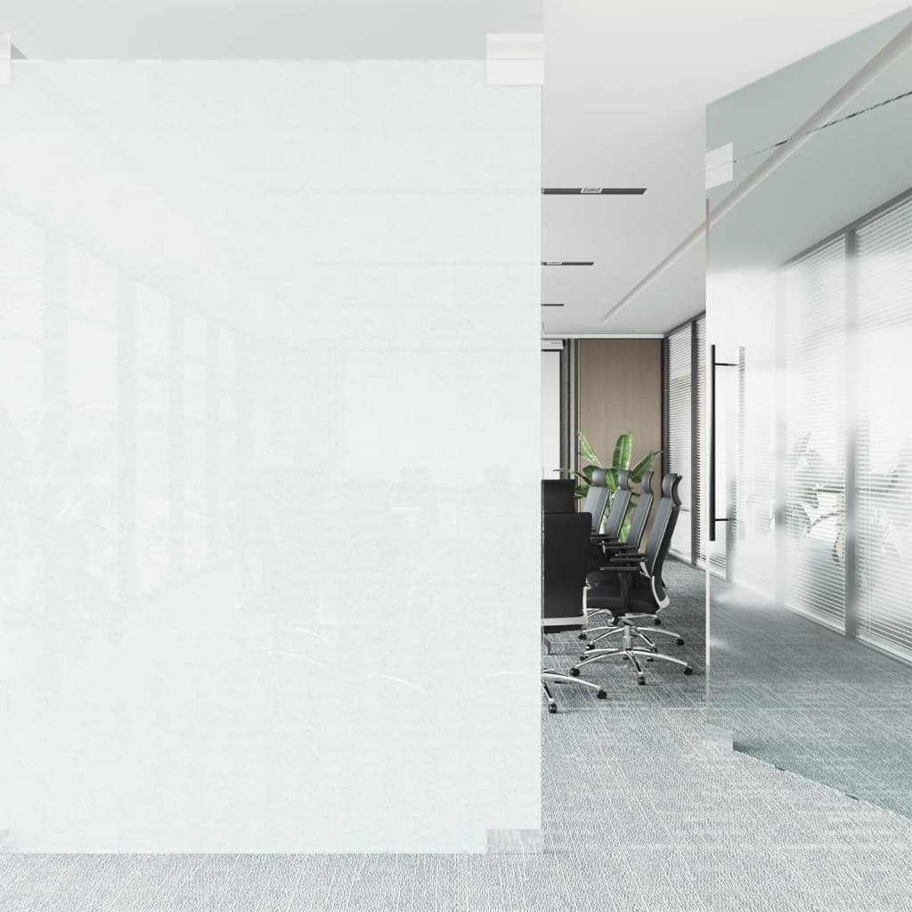 vidaXL Window Film Frosted White 90x2000 cm PVC