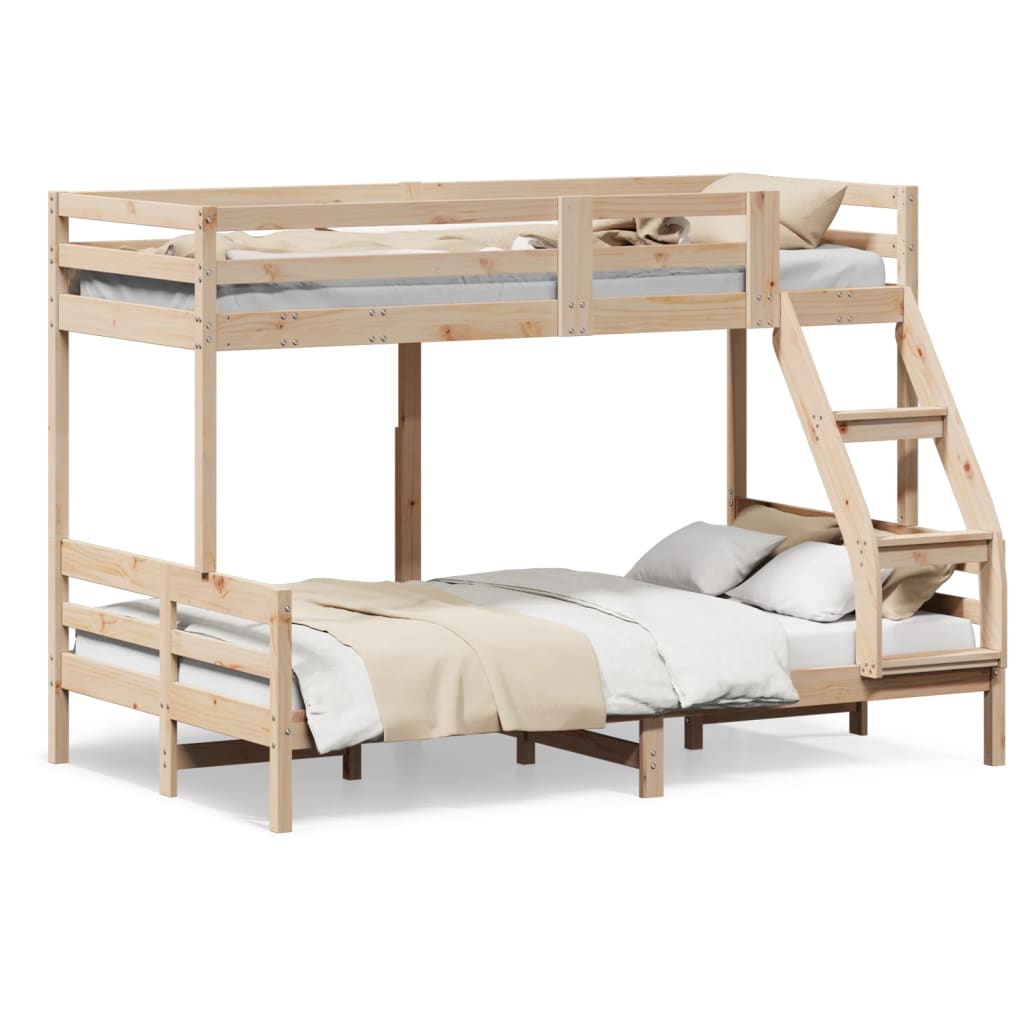 Bunk Bed without Mattress 80x200/120x200 cm Solid Wood