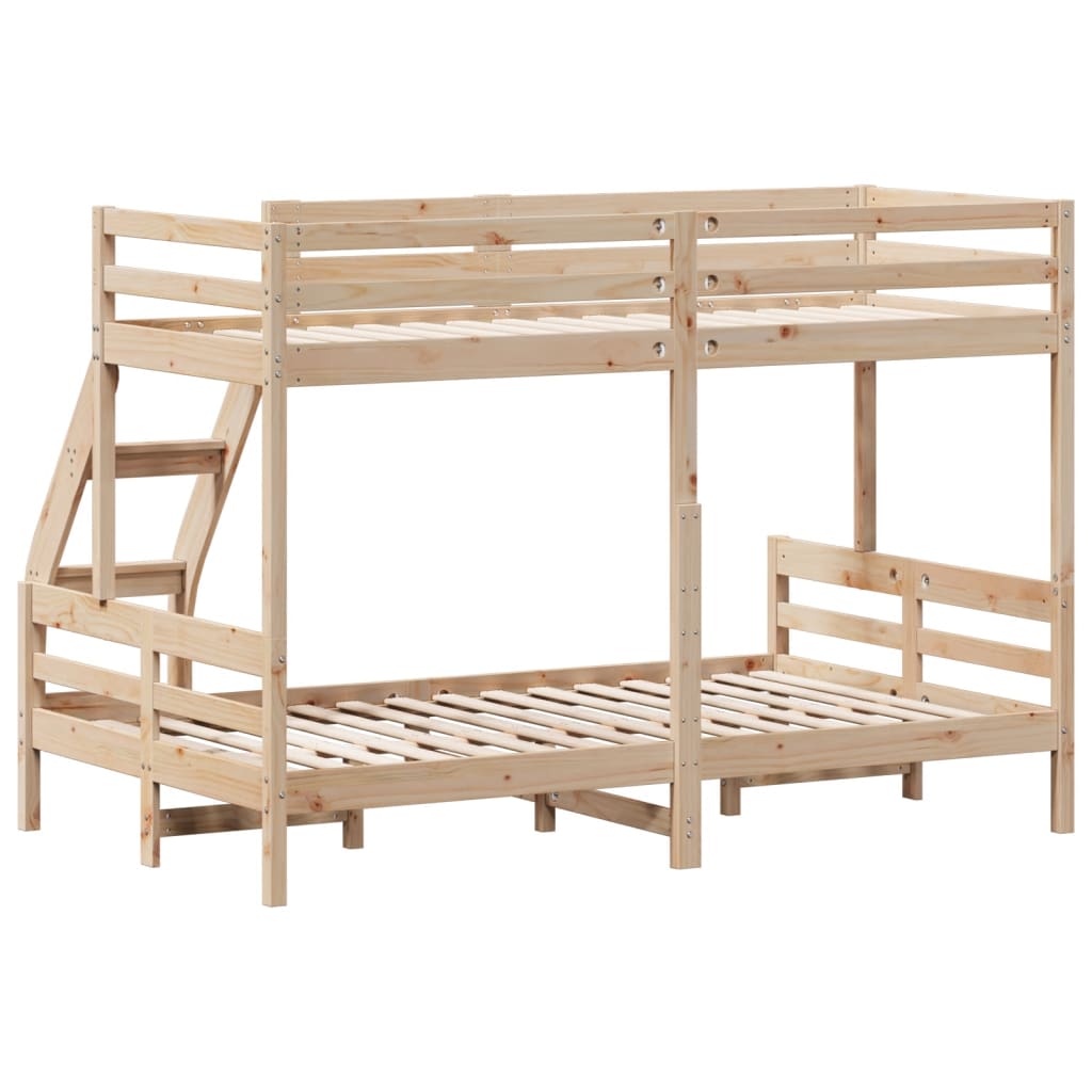 Bunk Bed without Mattress 80x200/120x200 cm Solid Wood
