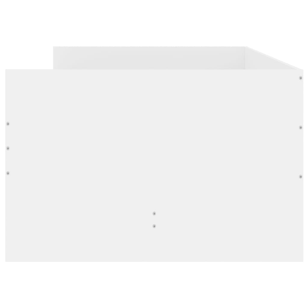 Bed Frame | White | Engineered wood | Single | Bed Frame | Rectangular