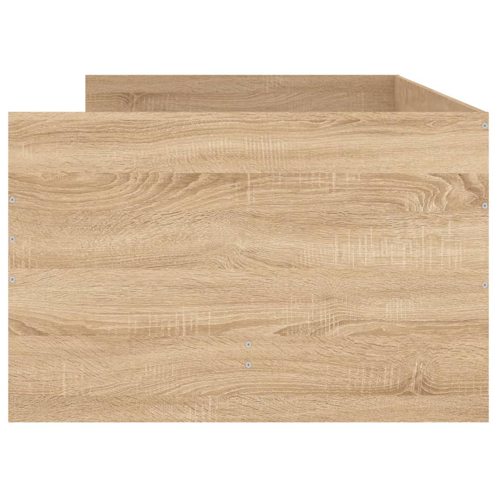Bed Frame | Sonoma oak | Engineered wood | Single | Bed Frame