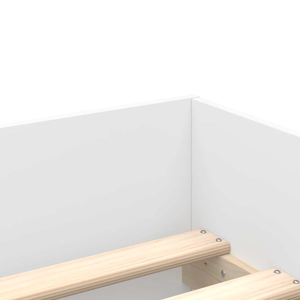 Bed Frame | White | Engineered wood, Plywood | Single | Bed Frame