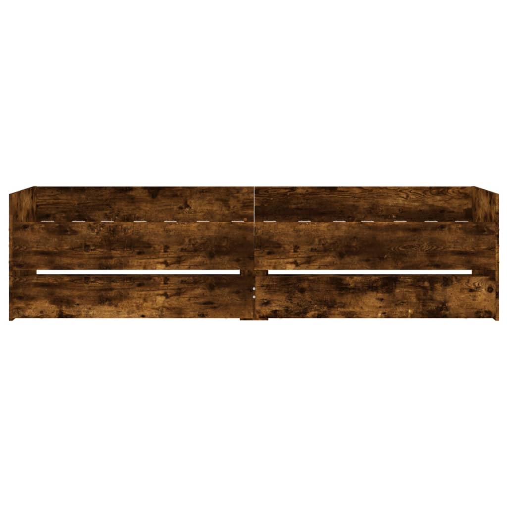 Bed Frame | Smoked Oak | Engineered wood, Plywood | Single | Bed Frame
