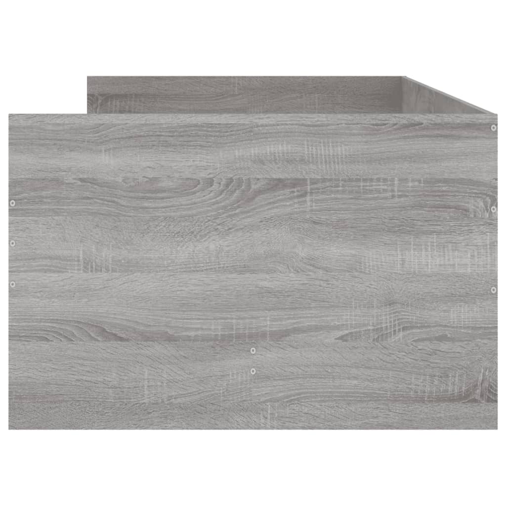 Bed Frame | Grey Sonoma | Engineered Wood | Single | Bed Frame