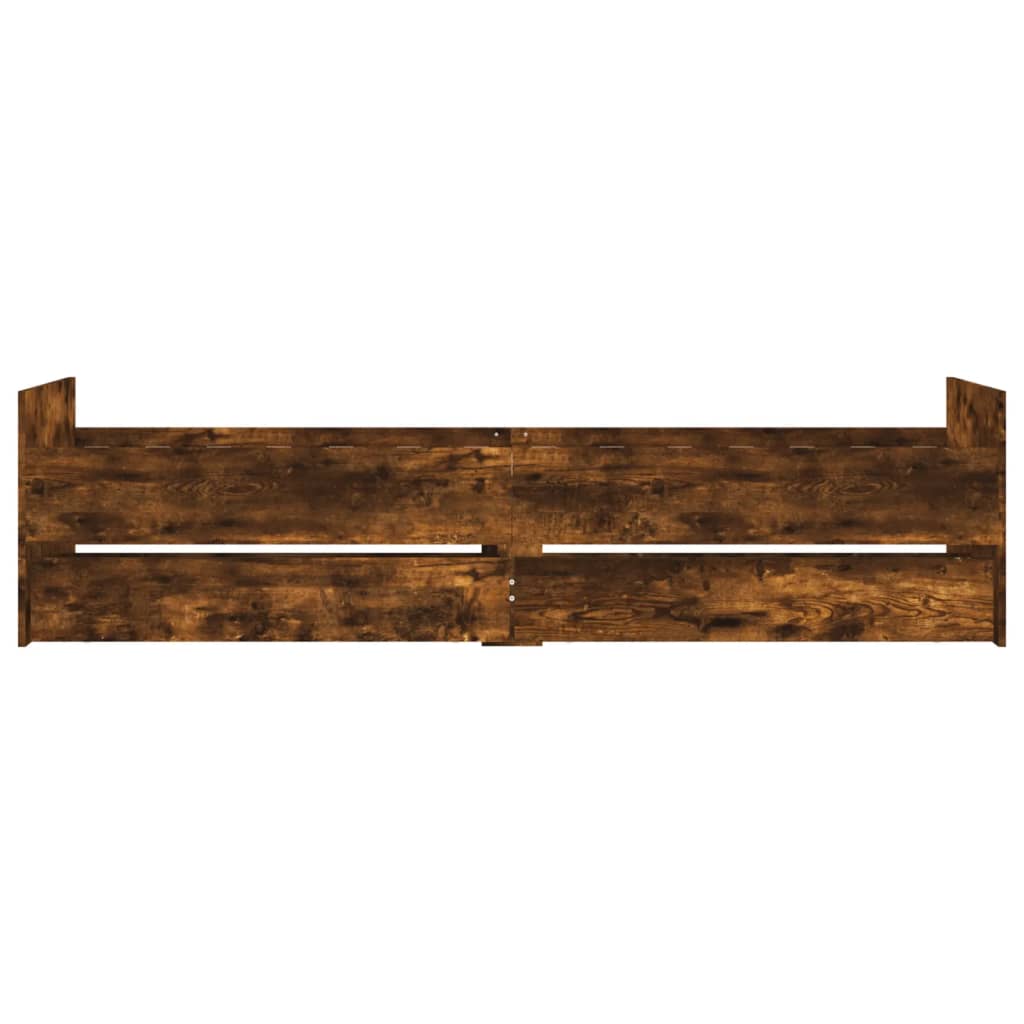 Bed Frame | Smoked Oak | Engineered Wood, Plywood | Single | Bed Frame