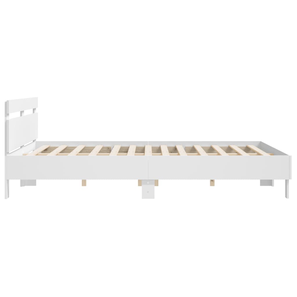 Bed Frame | White | Engineered Wood, Plywood | Super King | Modern