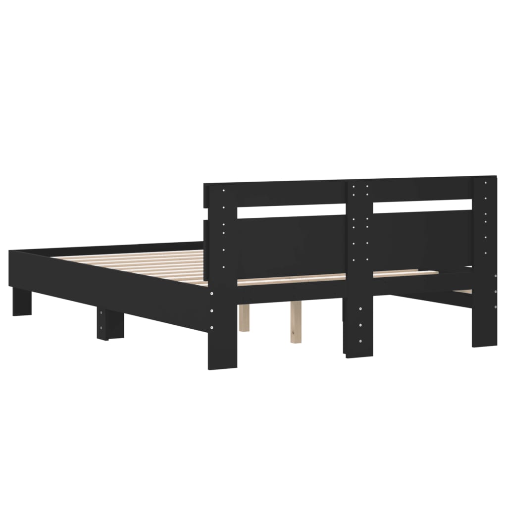 Bed Frame | Black | Engineered wood, Plywood | Small Double | Durable