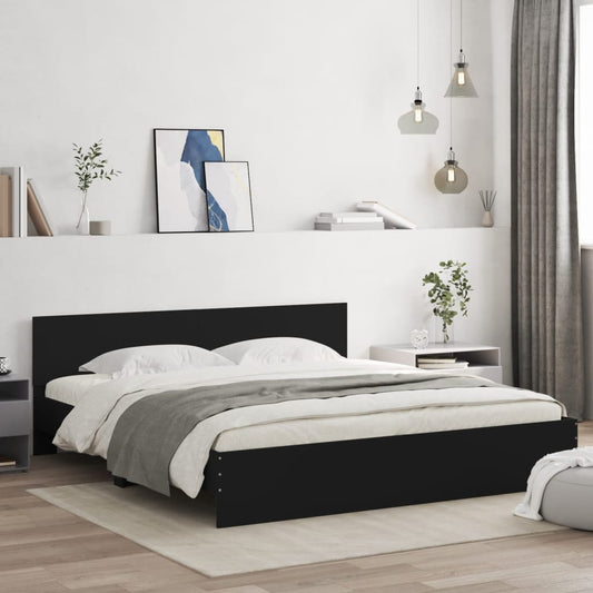 Bed Frame | Black | Engineered wood | Super King | Bed Frame