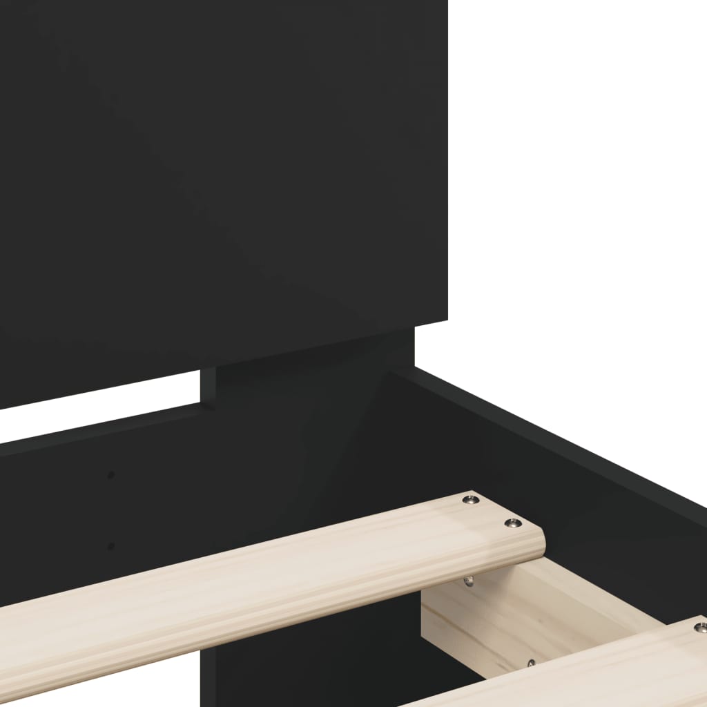 Bed Frame | Black | Engineered wood, Plywood | Super King | Bed Frame