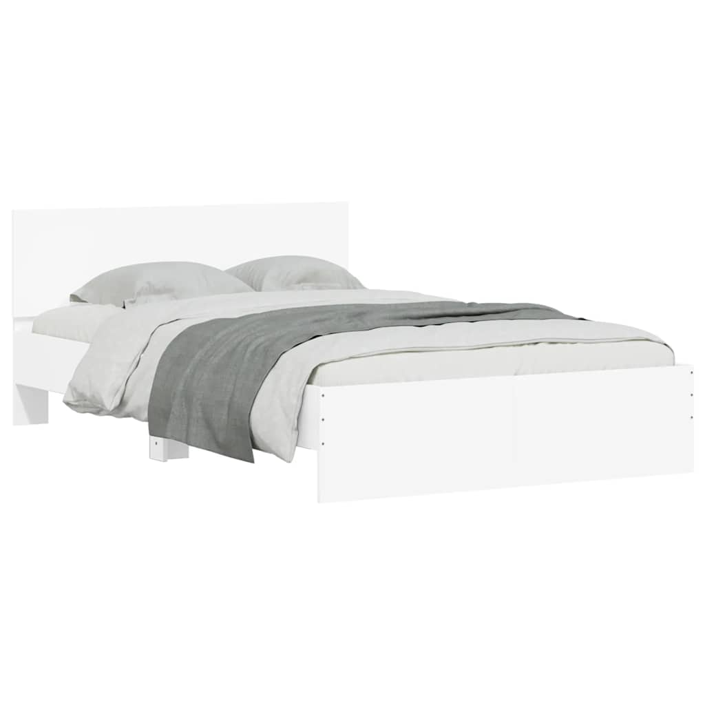 Bed Frame | White | Engineered wood, Plywood | 140 x 200 cm | Bed Frame