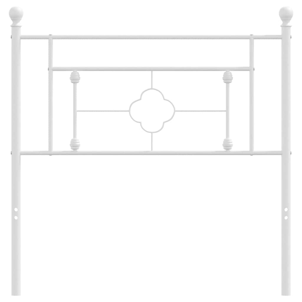 Metal Replace Headboard White 100 cm