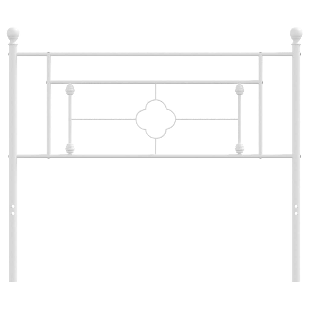 Metal Replace Headboard White 107 cm