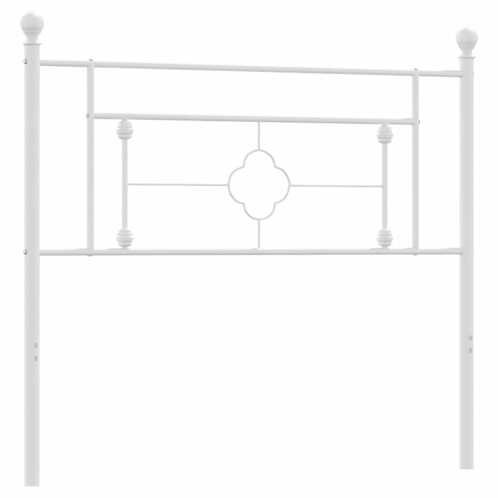 Metal Replace Headboard White 107 cm