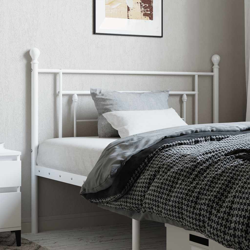 Metal Replace Headboard White 107 cm