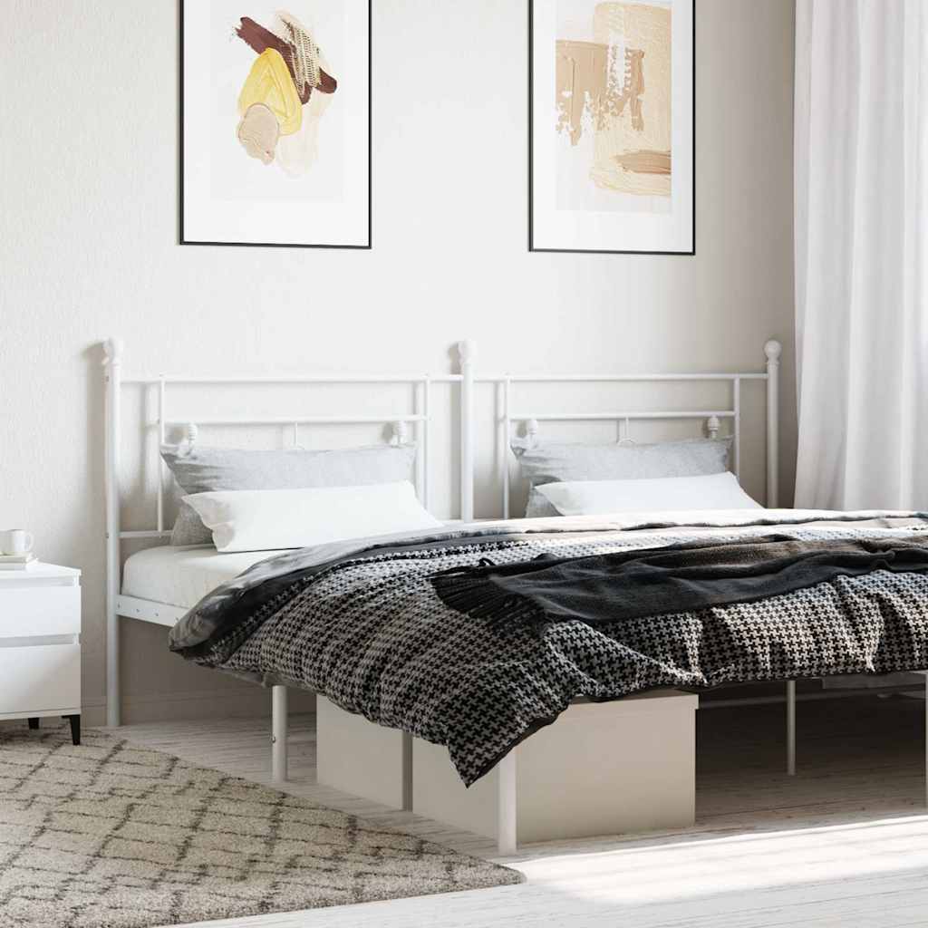 Metal Replace Headboard White 193 cm