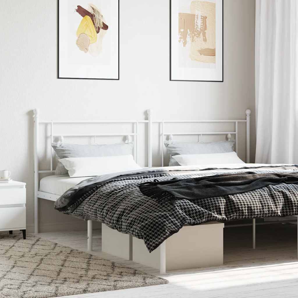 Metal Replace Headboard White 200 cm