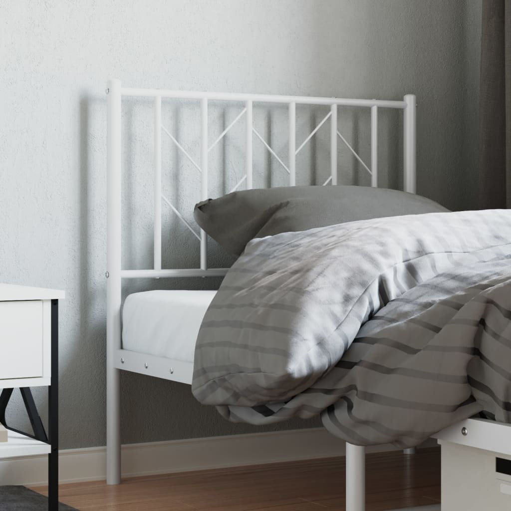Metal Replace Headboard White 80 cm