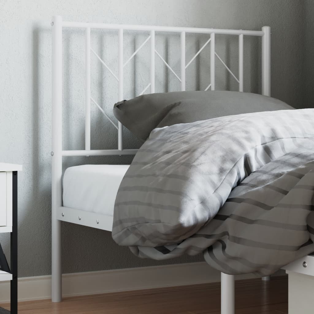 Metal Replace Headboard White 80 cm
