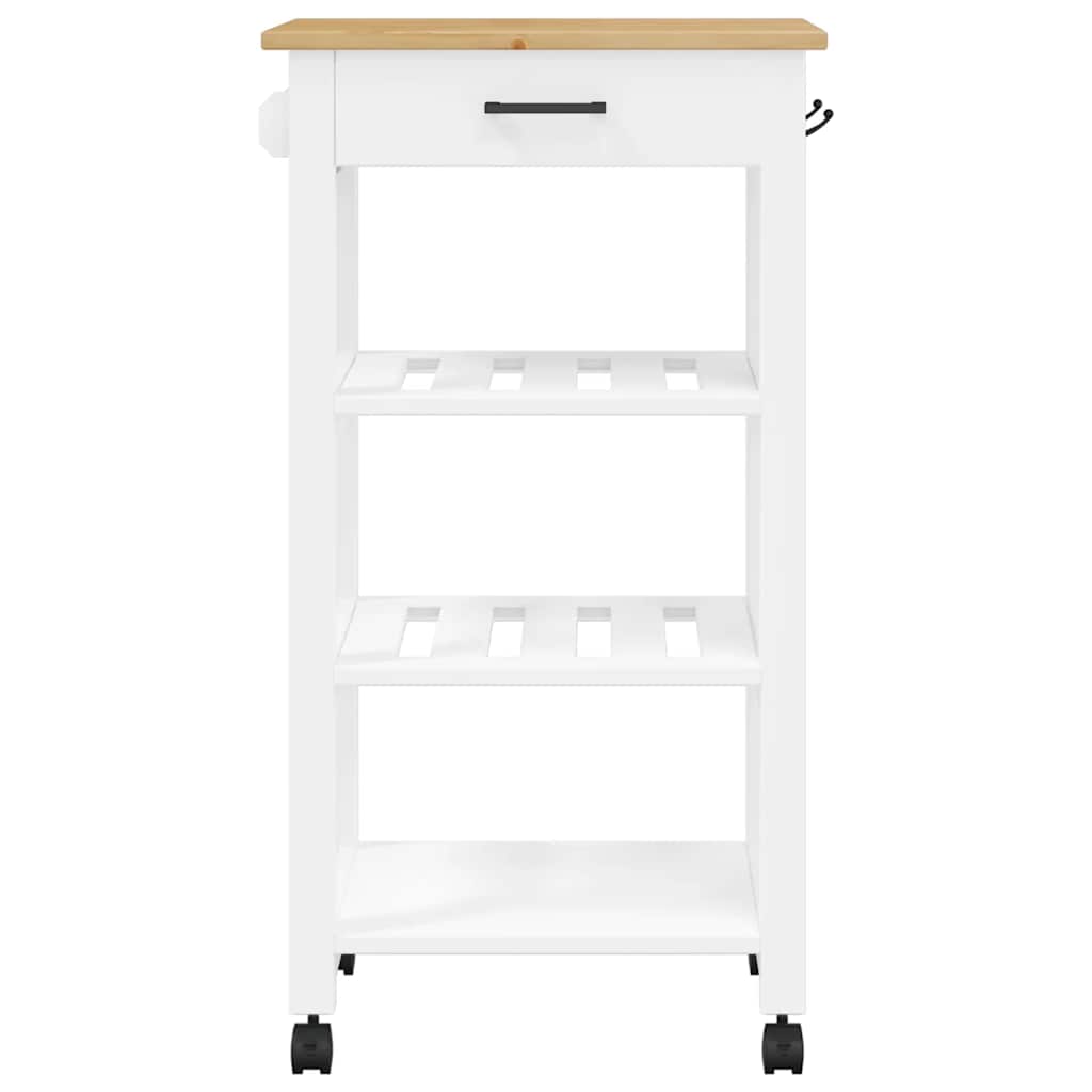 Kitchen Trolley "MONZA" 48x40x88,5 cm Solid Wood Pine