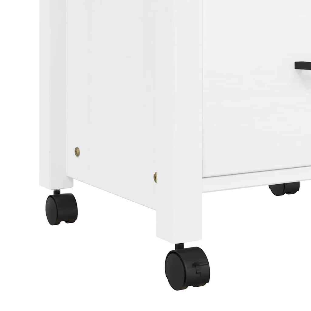 Kitchen Trolley MONZA 48x40x88.5 cm Solid Wood Pine