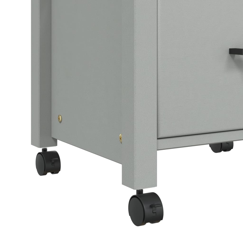 vidaXL Kitchen Trolley MONZA 48x40x90 cm Solid Wood Pine