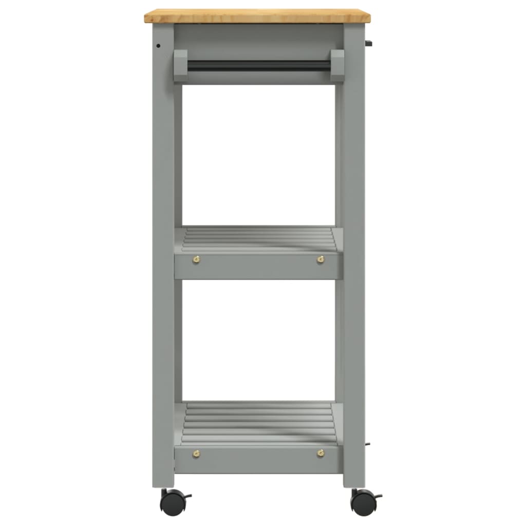 vidaXL Kitchen Trolley MONZA 60x40x90 cm Solid Wood Pine