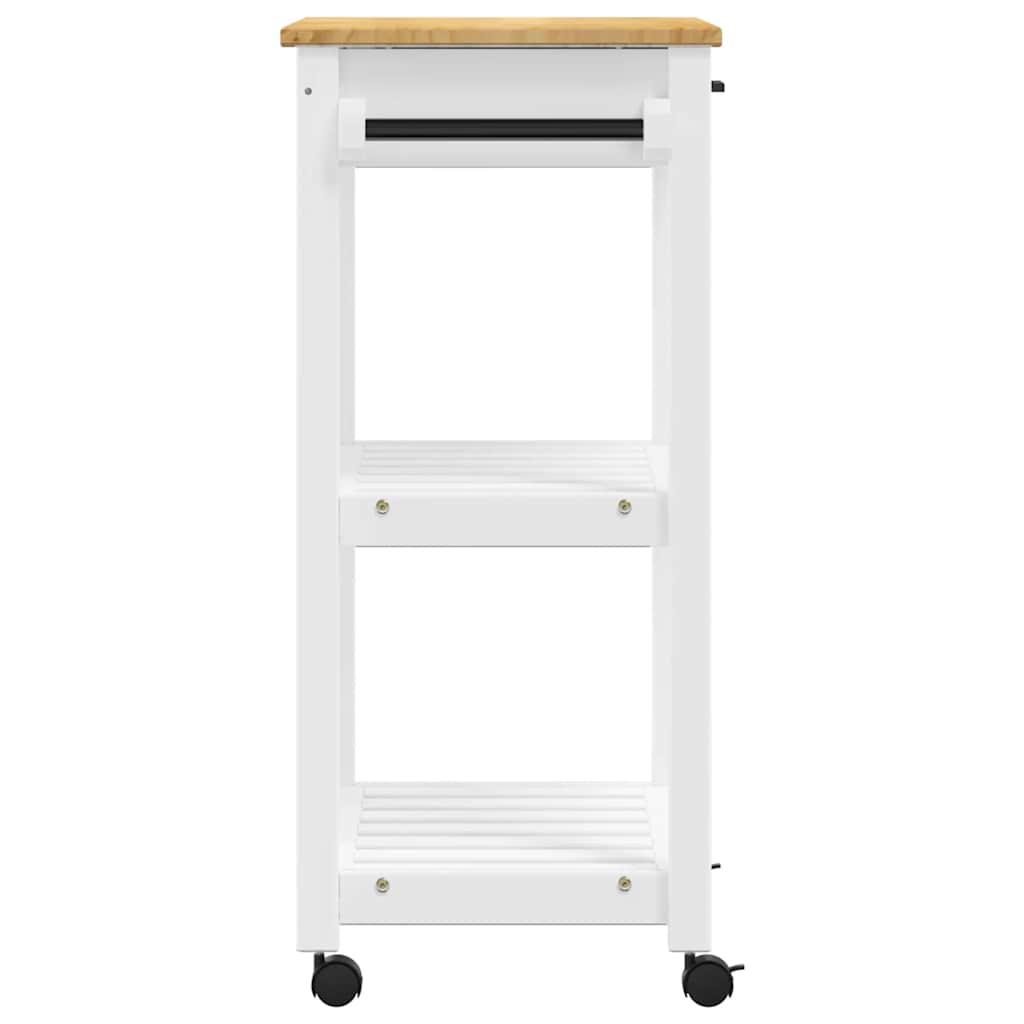 Kitchen Trolley "MONZA" 60x40x88,5 cm Solid Wood Pine