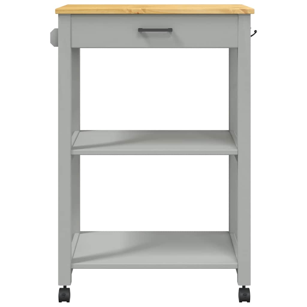 Kitchen Trolley "MONZA" 60x40x88,5 cm Solid Wood Pine
