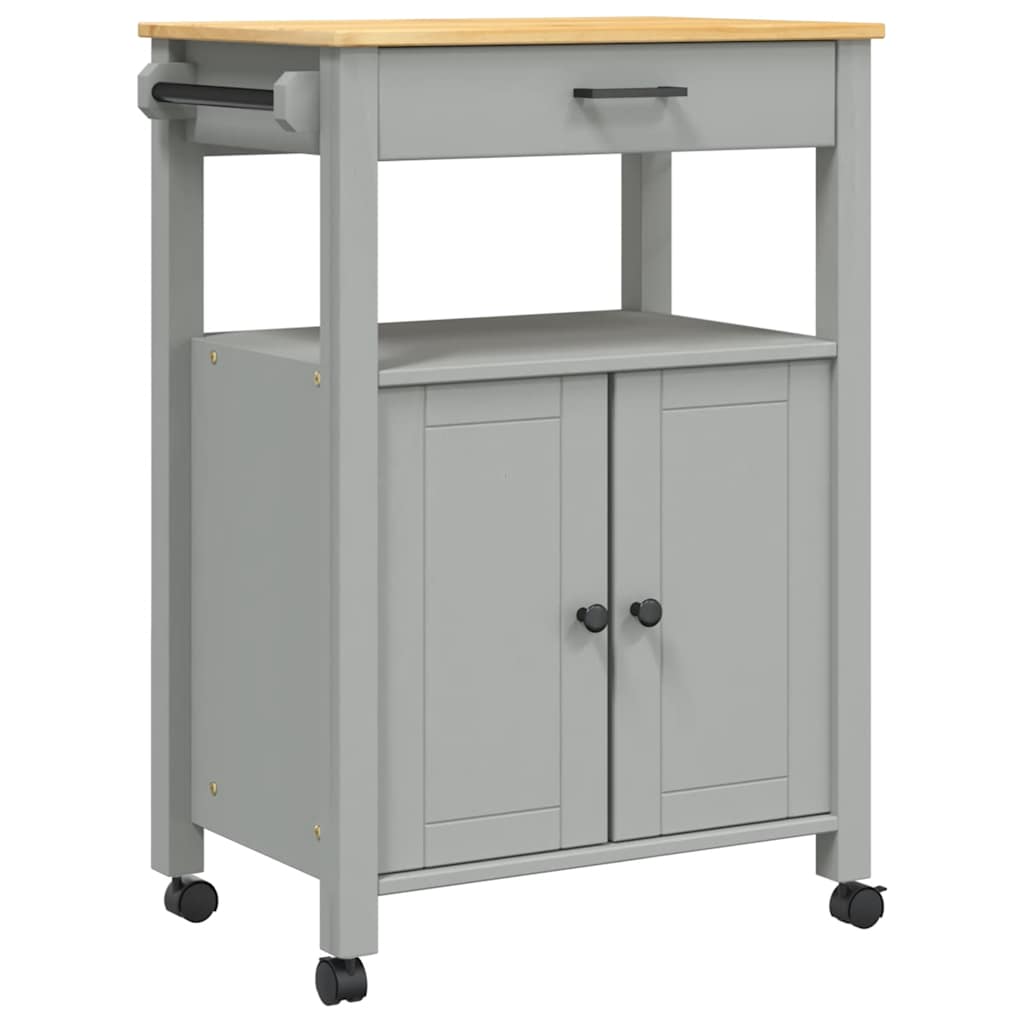 Kitchen Trolley "MONZA" 60x40x88,5 cm Solid Wood Pine