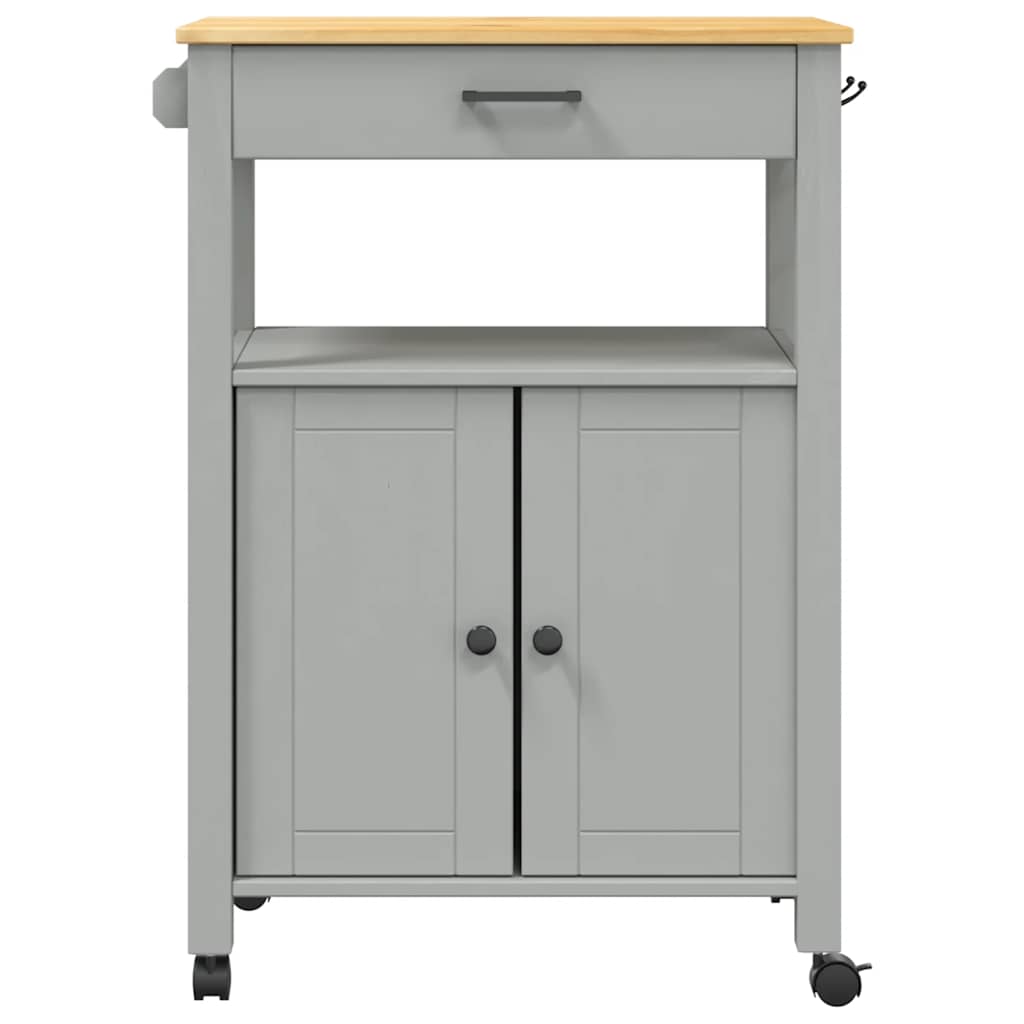 Kitchen Trolley "MONZA" 60x40x88,5 cm Solid Wood Pine