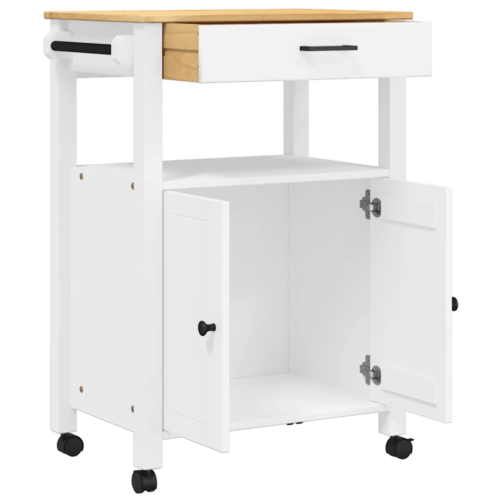 Kitchen Trolley "MONZA" 60x40x88,5 cm Solid Wood Pine