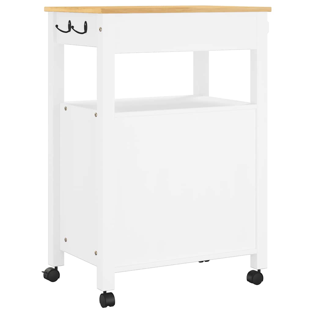 Kitchen Trolley "MONZA" 60x40x88,5 cm Solid Wood Pine