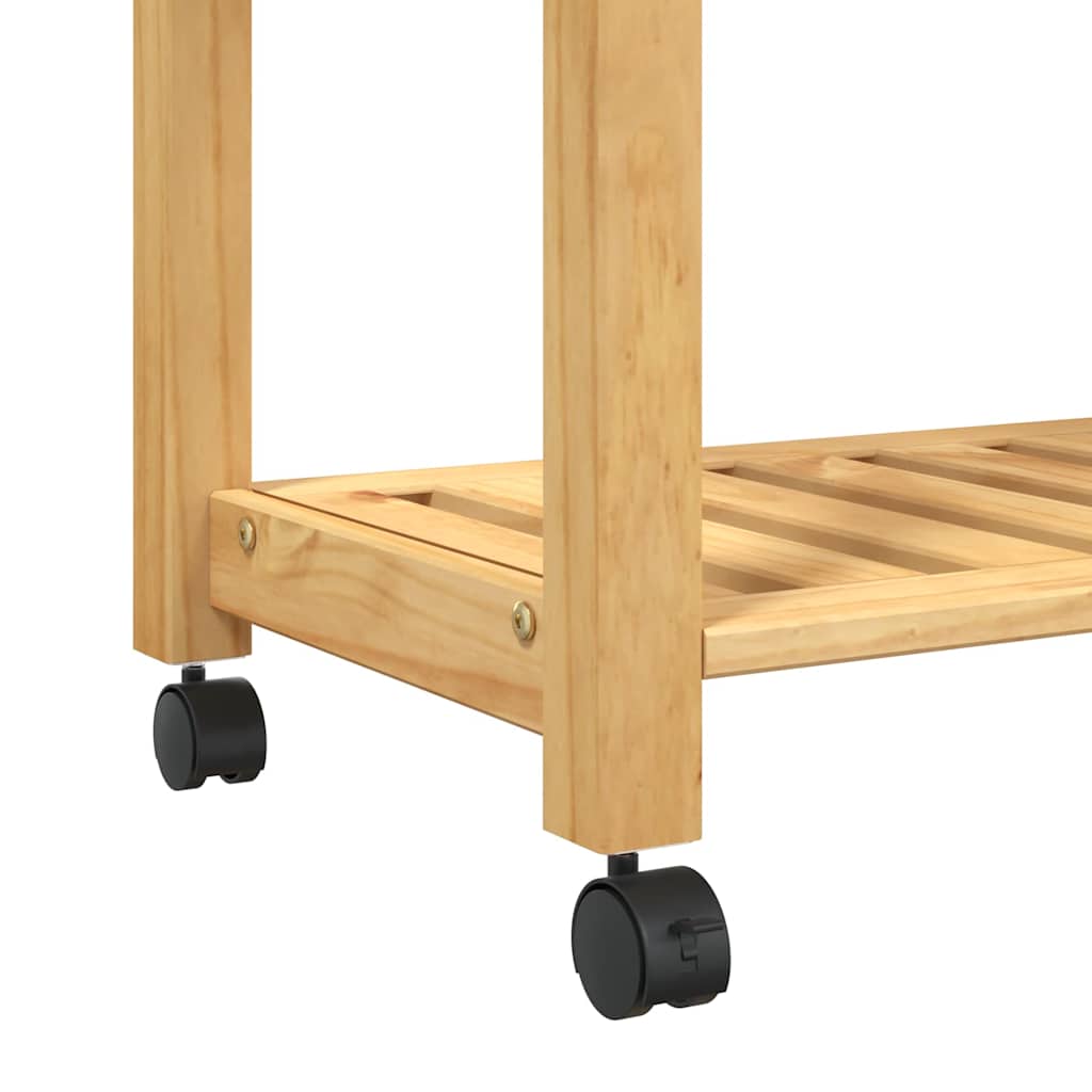 Kitchen Trolley "MONZA" 84x40x88,5 cm Solid Wood Pine