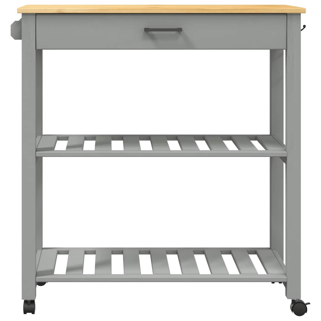 Kitchen Trolley "MONZA" 84x40x88,5 cm Solid Wood Pine