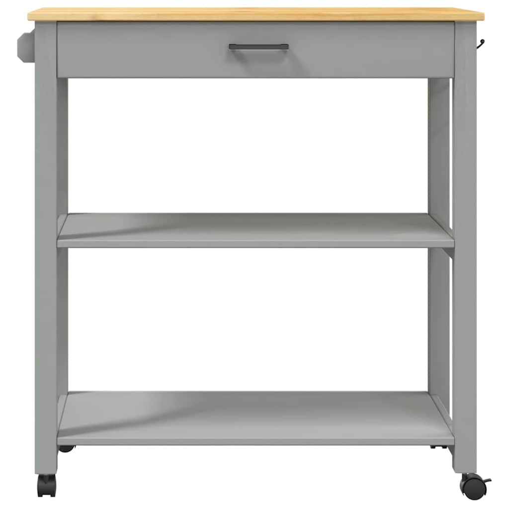 Kitchen Trolley "MONZA" 84x40x88,5 cm Solid Wood Pine